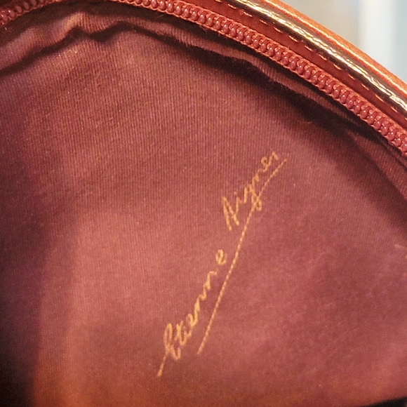 Vintage Etienne Aigner Colorblock Leather Clutch
